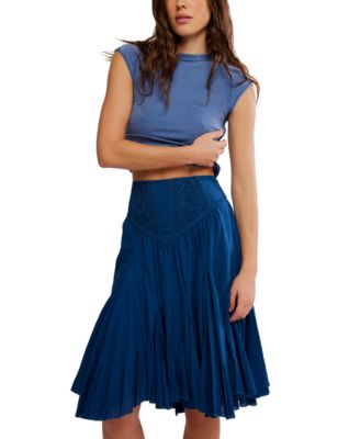 Women's Frida Godet Pull-On Midi Skirt