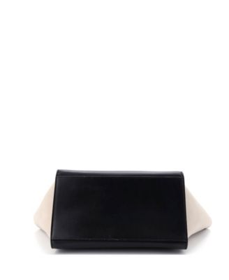 Small Tricolor Trapeze Bag Leather