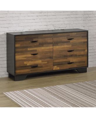 Contemporary 6 Drawer Dresser with English Dovetail Construction