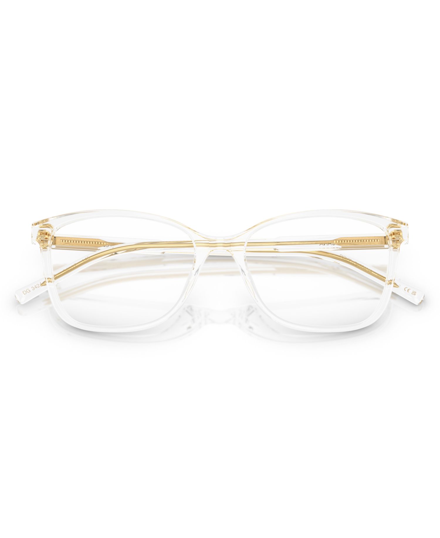 Woman Rectangle Plastic DG3424 Eyeglasses