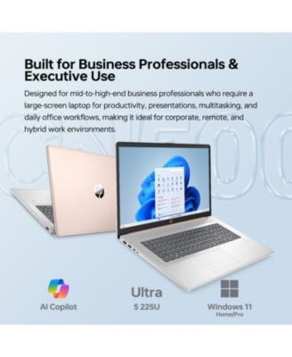 Essential 17.3" Traditional Laptop Intel Core Ultra 5 64GB RAM Intel Graphics 2TB SSD Storage Windows 11 Pro 60Hz