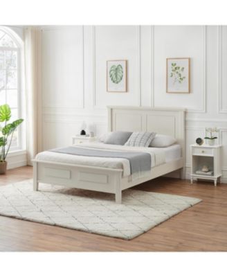 Wooden Nightstand Set of 2 End Table with Storage Drawer and Opening Shelf Sofa Side Table for Bedroom Living Room