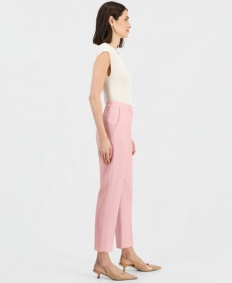 Women's Mid-Rise Straight-Leg Ankle Pants