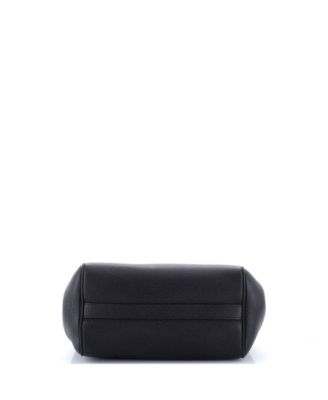 Small Folded Cabas Leather