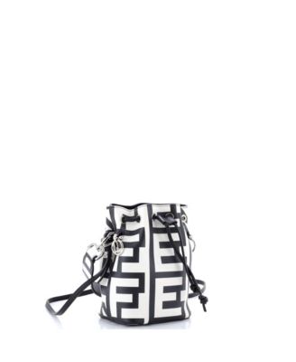 Mini x Marc Jacobs Mon Tresor Bucket Bag Printed Leather