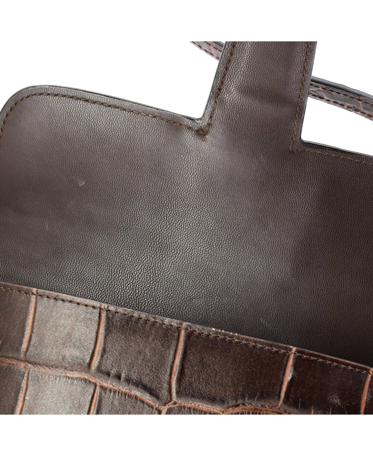 Pre-Owned Celine Mini Symmetrical Shoulder Bag Embossed Leather