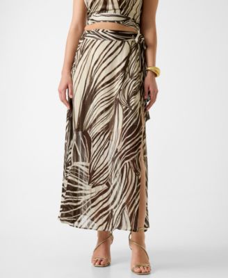 Women's New Romana Printed Maxi Skirt