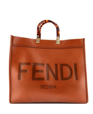 Large Sunshine Shopper Tote Leather