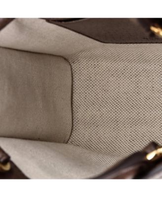 Super Mini Ophidia Convertible Tote GG Coated Canvas