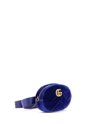 GG Marmont Belt Bag Matelasse Velvet