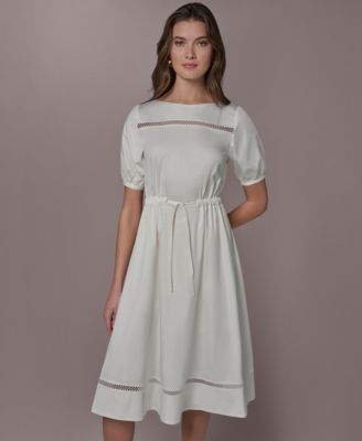 Women's Short-Sleeve A-Line Dress