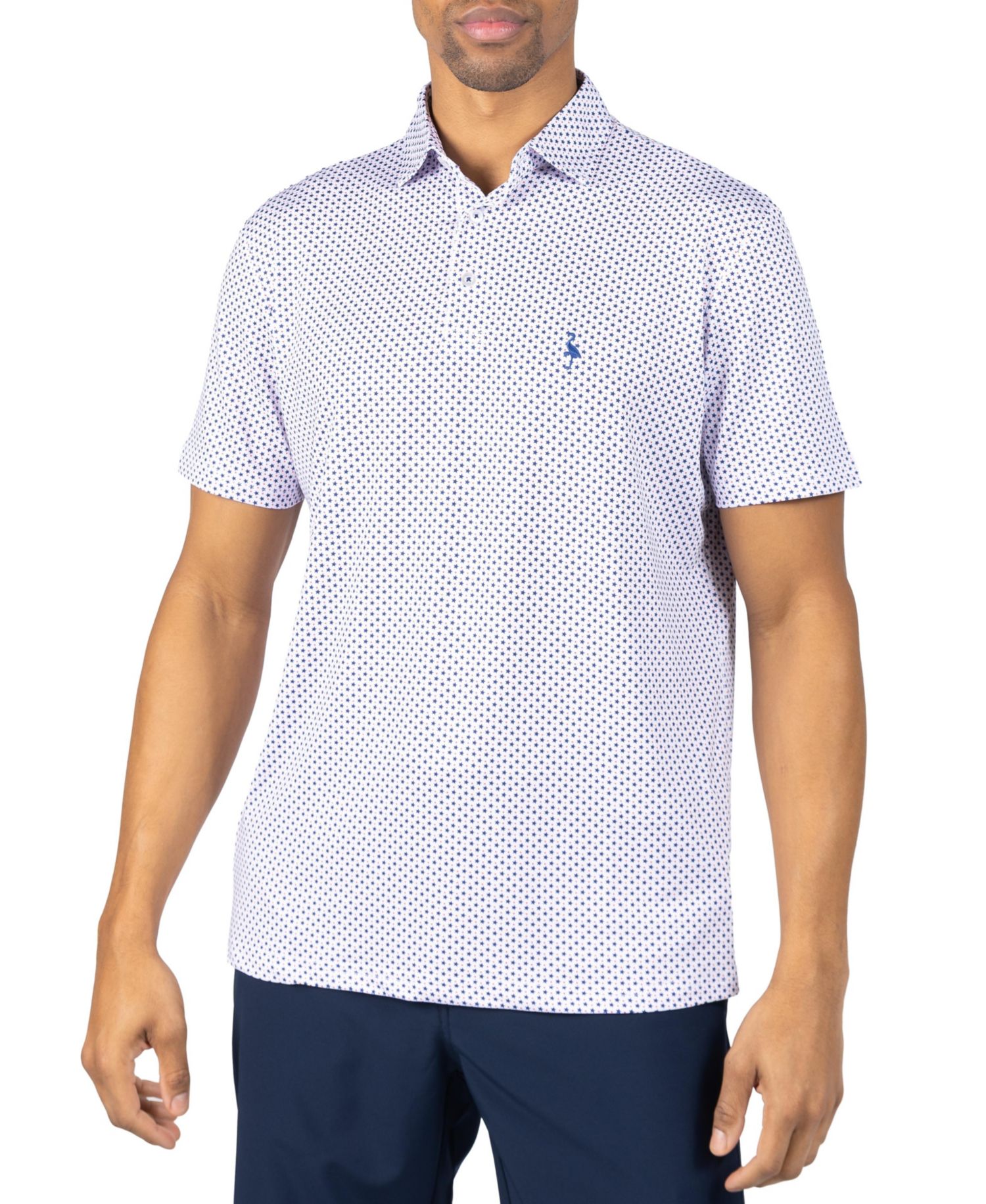 Men's Stars Printed Performance Polo
