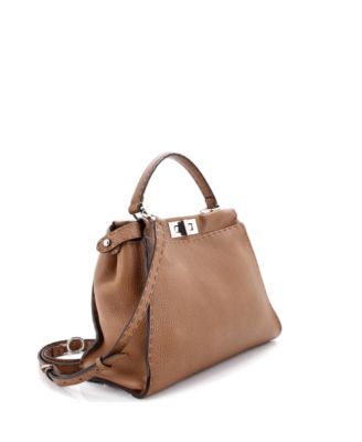 Regular Selleria Peekaboo Bag Rigid Leather