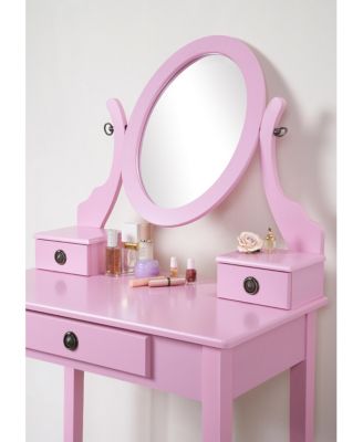 Durable Premium High Gloss Mirrored Nightstand with 2 Drawers Modern Bedroom End Table