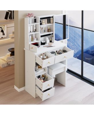 Durable Versatile Nightstand with 2 Drawers Modern Bedroom Furniture Bedside End Table