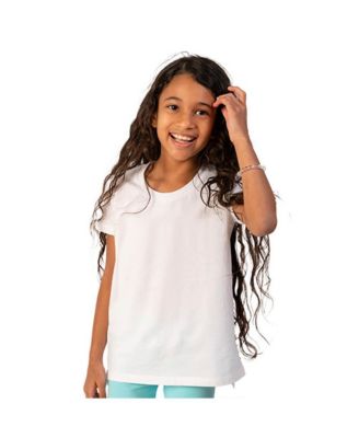 Girls 3pk Fair Trade Organic Cotton Extended Length Tees