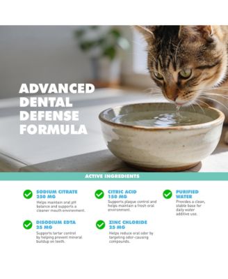 Dental Care Water Additive for Dogs & Cats – Odorless & Tasteless Oral Health Solution (16 fl oz / 473 ml)
