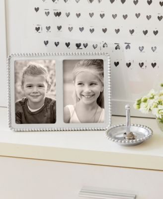 Beaded Double Frame, 4" x 6"