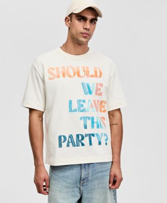Men's Relaxed-Fit Part Graphic T-Shirt