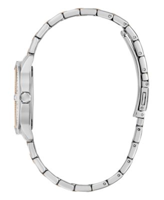 Women's Quartz Glitz Two-Tone Stainless Steel Analog Watch, 32mm