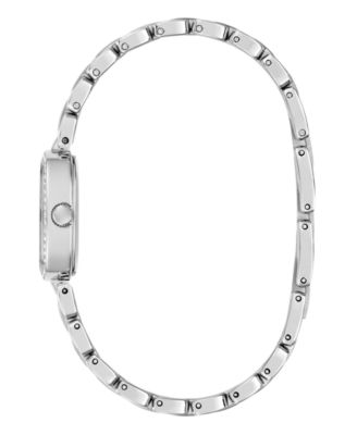 Women's Quartz Silver-Tone Stainless Steel Analog Watch, 25mm