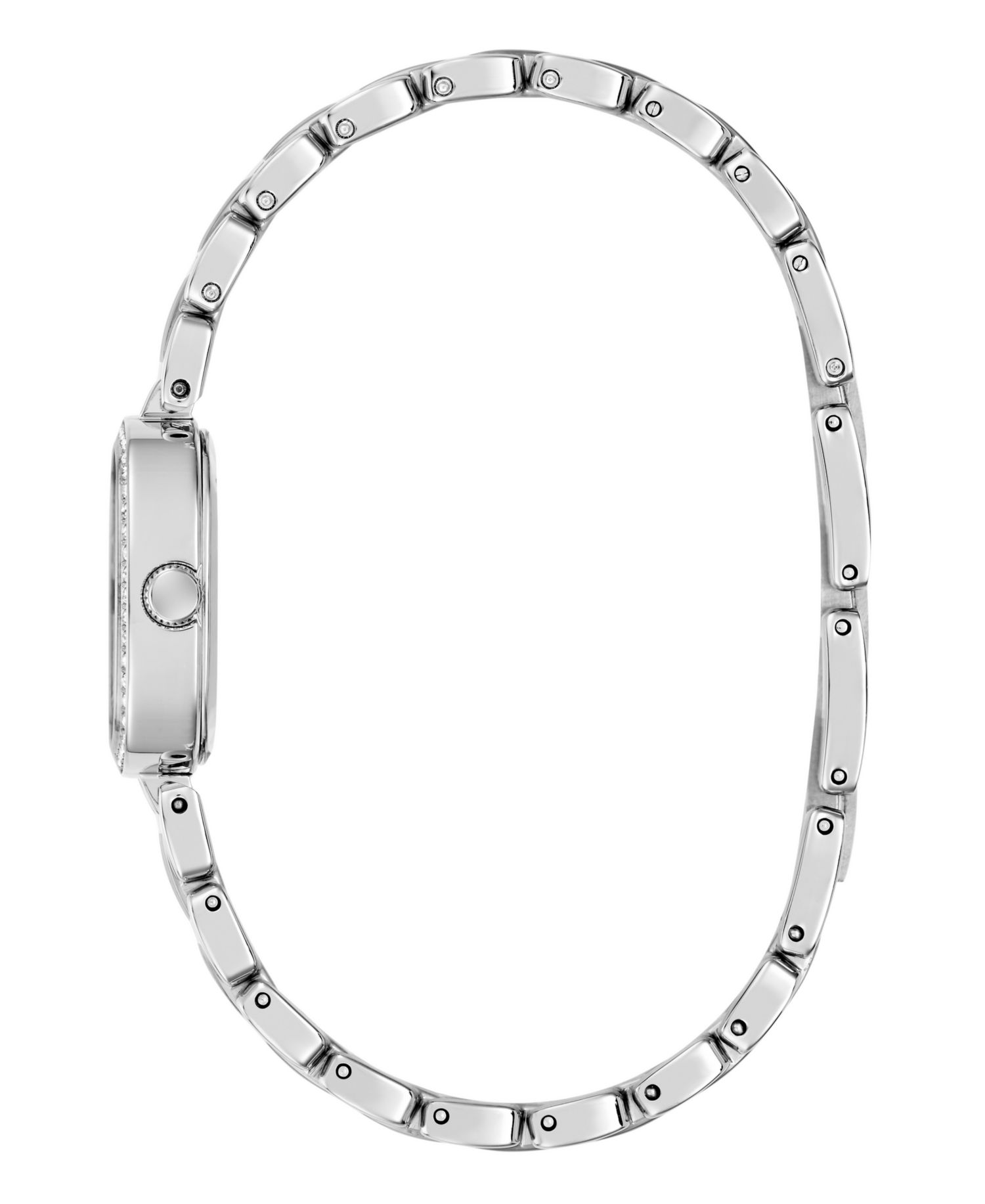 Women's Quartz Silver-Tone Stainless Steel Analog Watch, 25mm