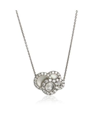 Pre Owned Chopard White Gold Diamond Happy Dreams Necklace