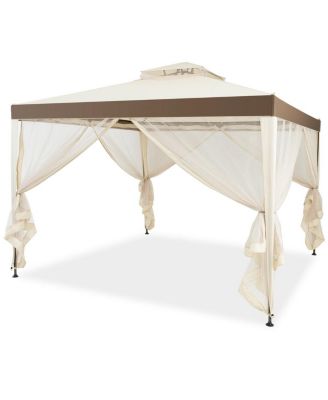 Outdoor Patio Gazebo Tent with Mosquito Netting