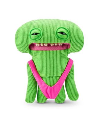 Vacay Vibes Smiley O Riley Green Funny Ugly Monster Plush Toy 9 Inch