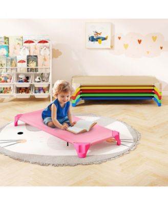 Portable Stackable Daycare Cots Sleeping Beds Set for Kids
