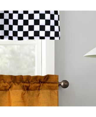 Polyester Cucina Chef 3 Piece Kitchen Curtains Valance and Tiers Set 52" x 18" Muticolor