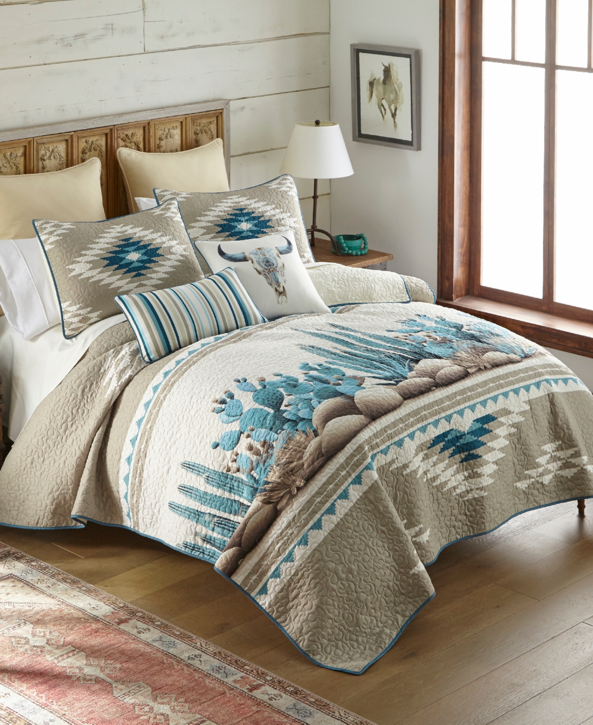 Donna Sharp Cacti Soft 3-Pc. Quilt Set