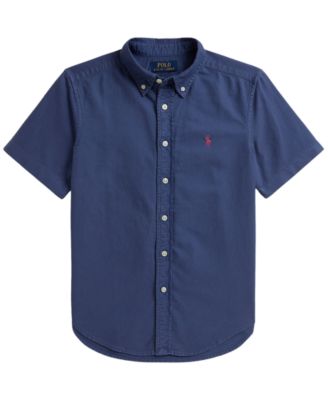 Boys' 8-20 Garment-Dyed Oxford Shirt