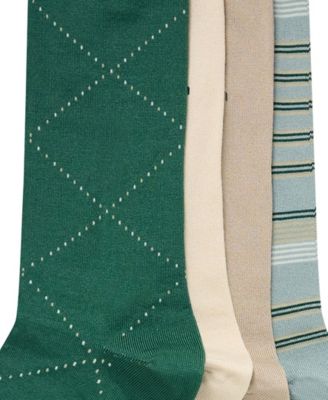 Men's Crew Dress Socks, 4-Pack