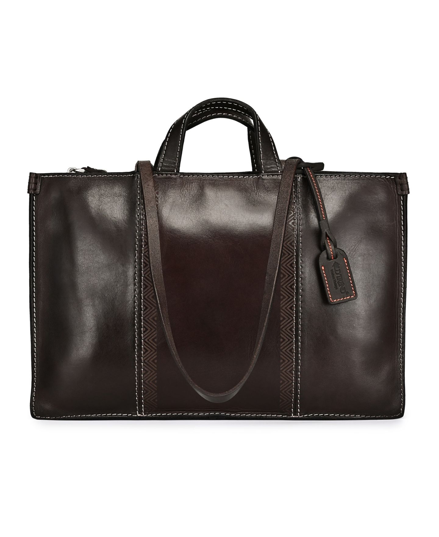 Женская сумка OLD TREND Freesia Large Top Handle Tote Handbag, цвет: Кофейный коричневый — фото 2