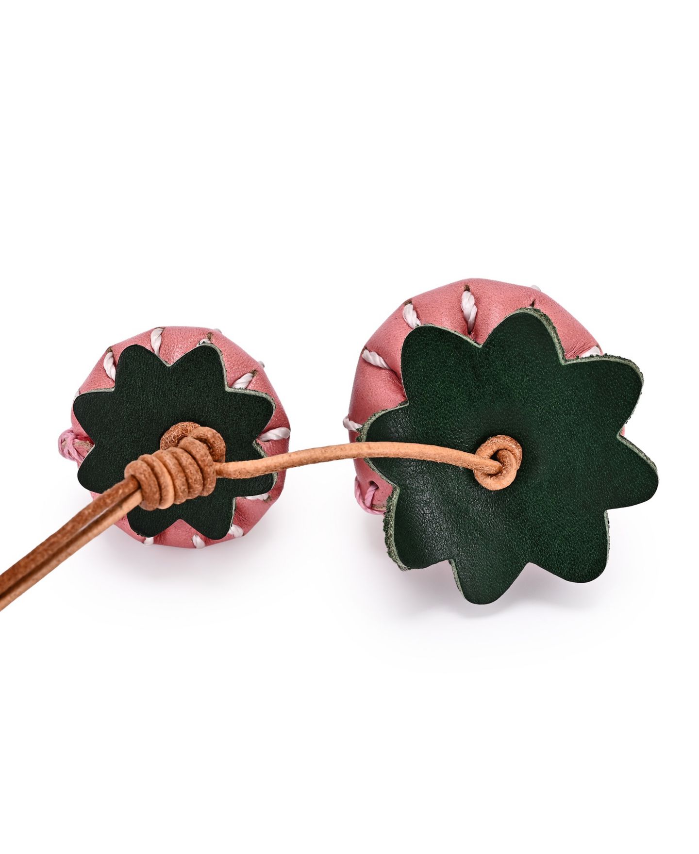Женская сумка OLD TREND Strawberry Mini Handcrafted Botanical Fruit Charm, цвет: Розовый — фото 7