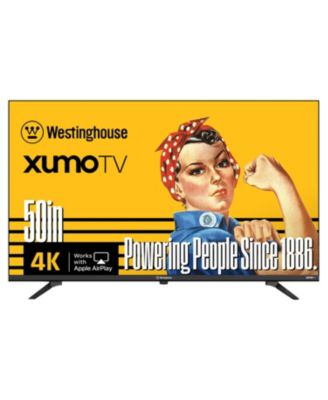 50" Smart TV 4K UHD Xumo TV with HDR10, Dolby Vision & Atmos, Voice Remote, Bluetooth, Apple AirPlay, Wi-Fi, Edgeless LED Screen, 60Hz