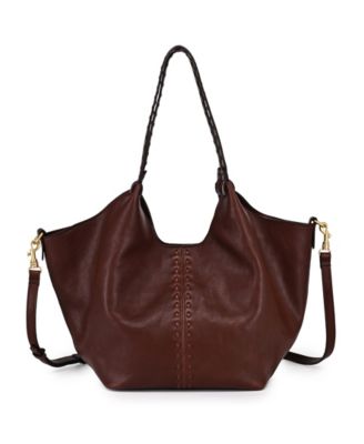Magnolia Small Leather Tote Handbag