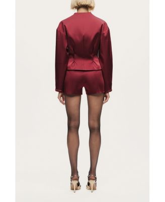 Women's Twin-Lace High-Waist Shorts