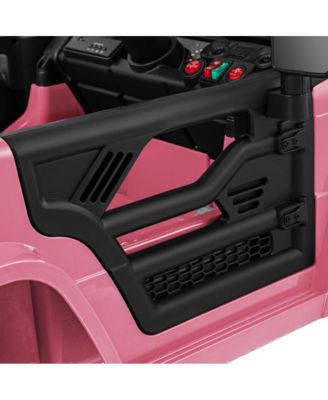 Kids 12V Electric Ride On Truck with Remote Control LED Lights and Music for Ages 3 and Up