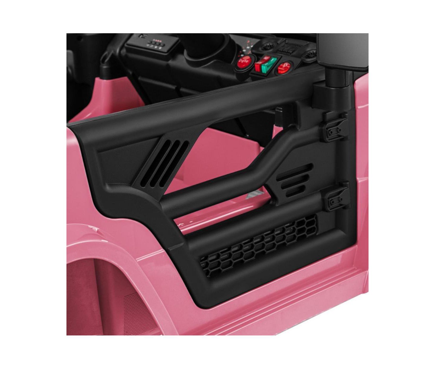 Детская игрушка HONGGE 12V Electric Ride-On Truck with Remote Control and LED Lights, 1-Seat, Ages 3-10, цвет: Розовый — фото 6