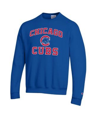 Men's Royal Chicago Cubs Heart Soul Powerblend Sweatshirt