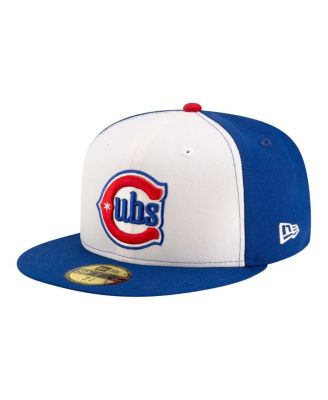 Men's White/Royal Chicago Cubs 150th Anniversary 59FIFTY Fitted Hat