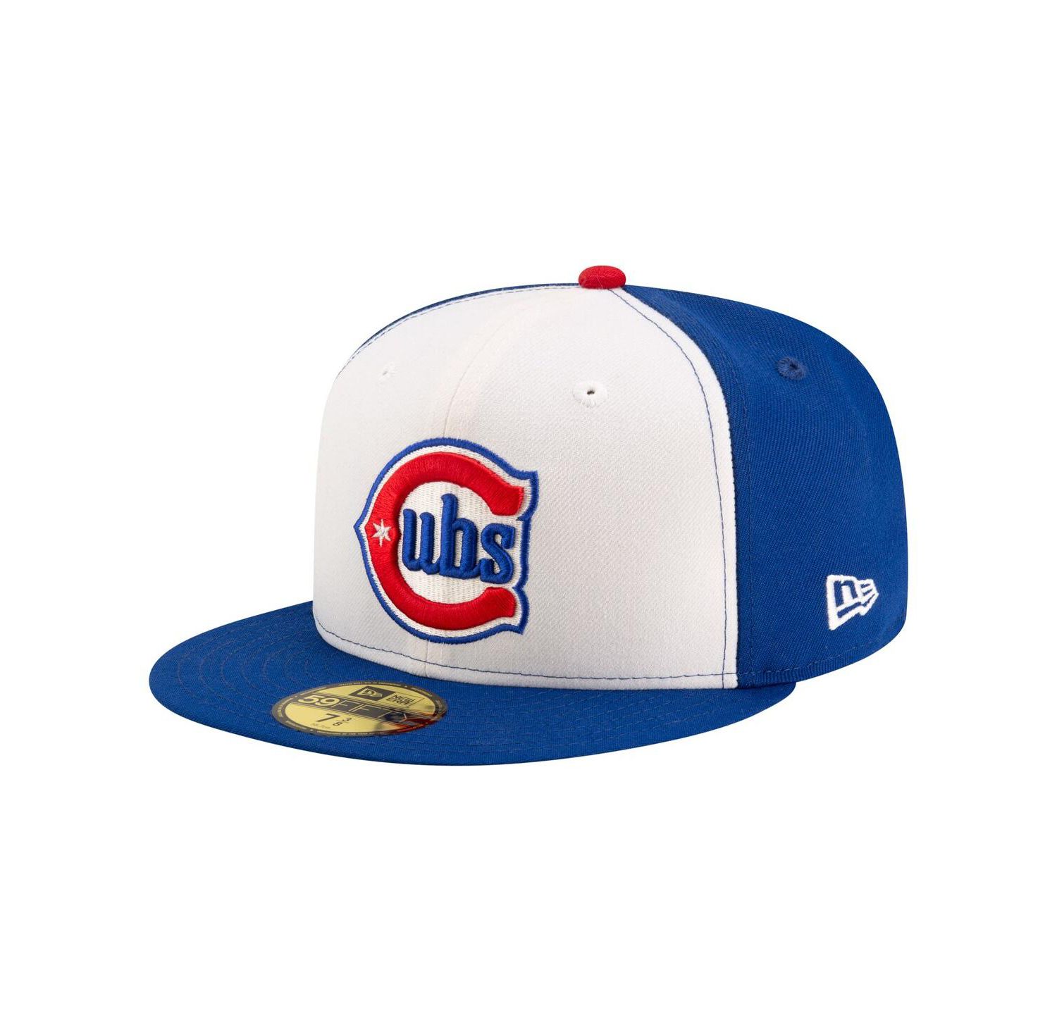 Men's White/Royal Chicago Cubs 150th Anniversary 59FIFTY Fitted Hat