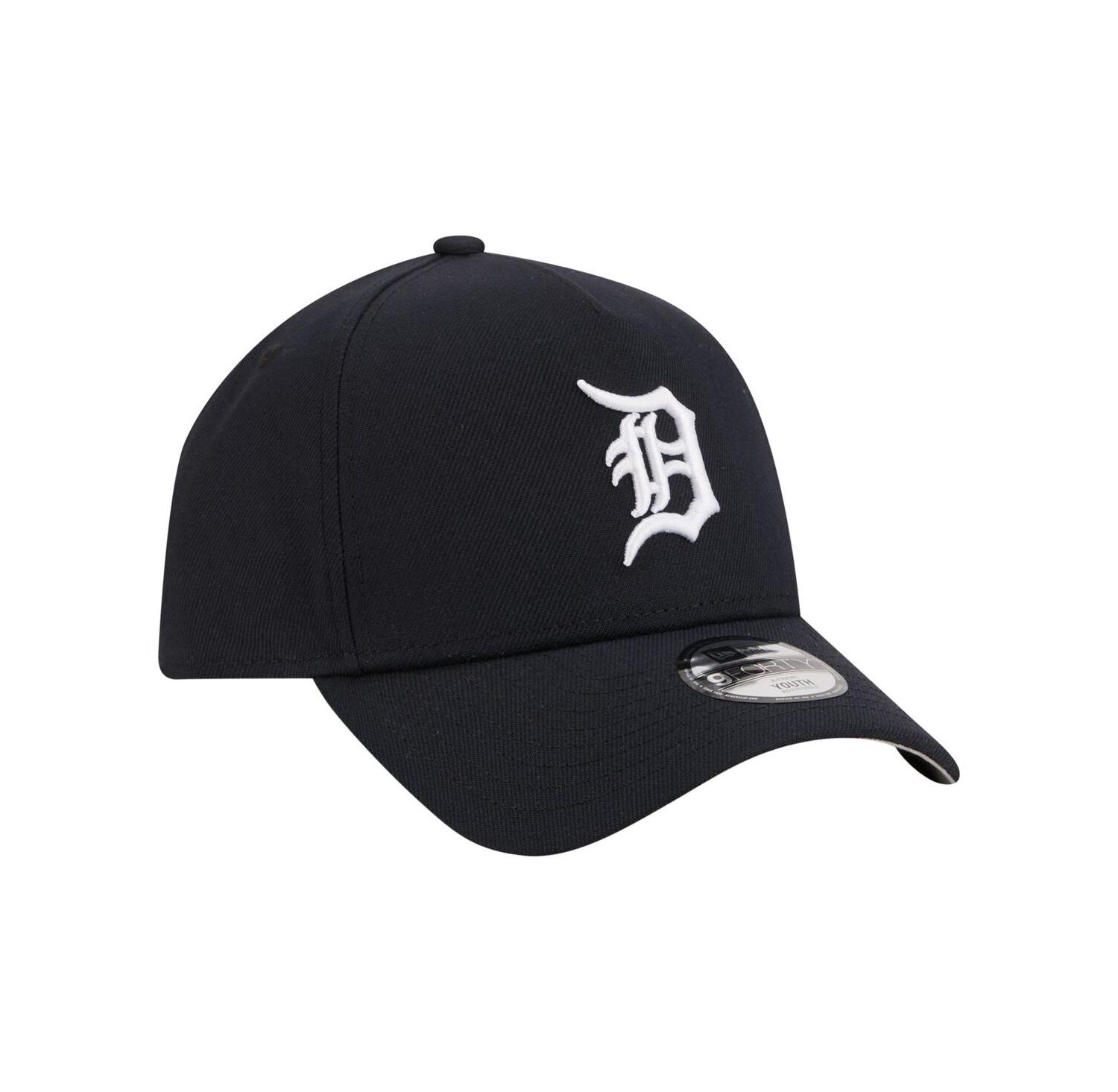 Big Boys and Girls Navy Detroit Tigers 9FORTY A-Frame Adjustable Hat