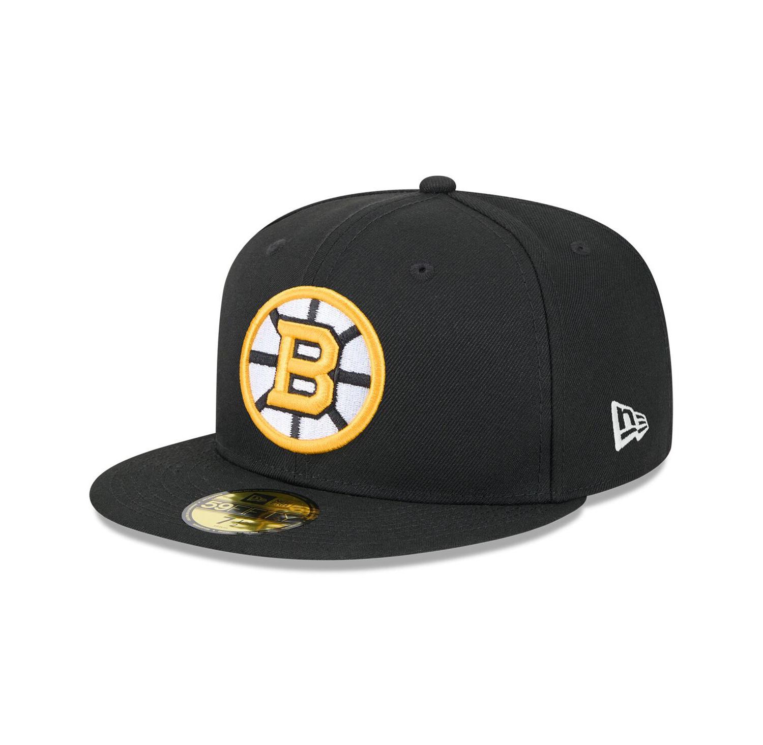 Men's Black Boston Bruins Core 59FIFTY Fitted Hat