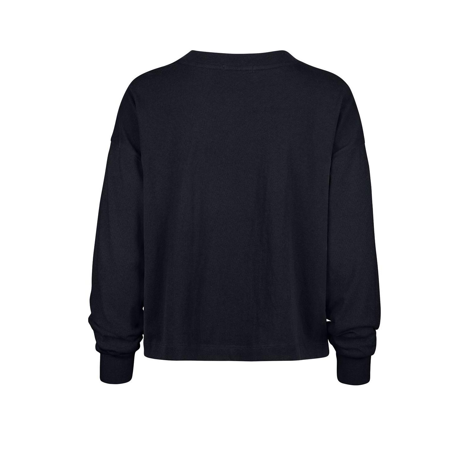 Women's Navy Notre Dame Fighting Irish Stacked Sydney Long Sleeve T-Shirt
