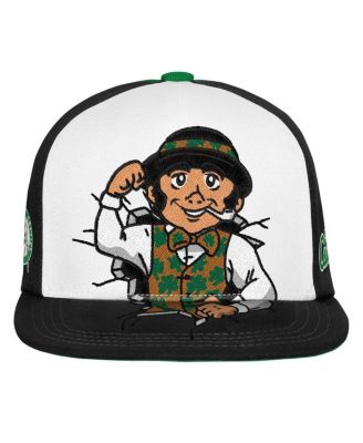 Big Boys and Girls Green Boston Celtics Mascot Snapback Hat