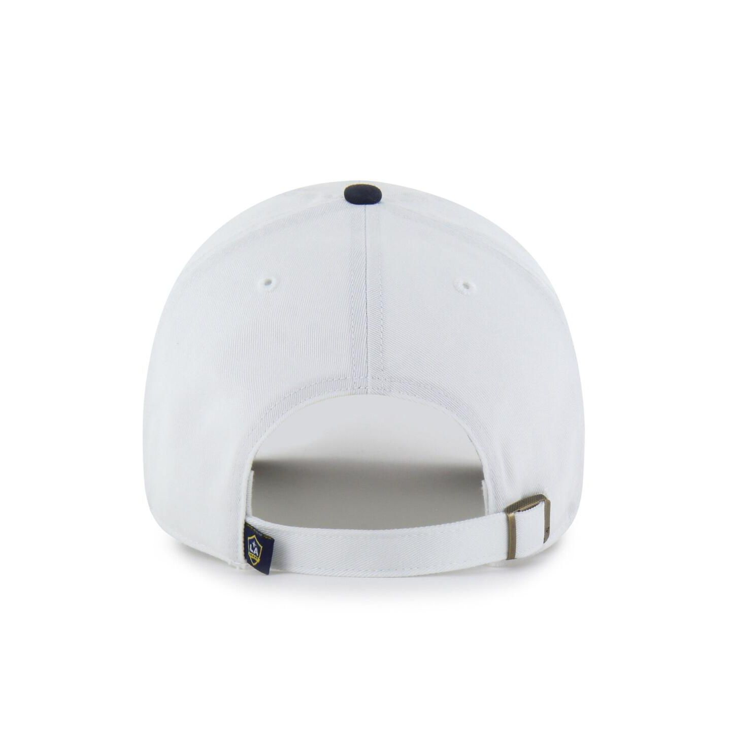 Мужская кепка '47 Brand White LA Galaxy Two-Tone Clean Up Adjustable Hat — фото 2