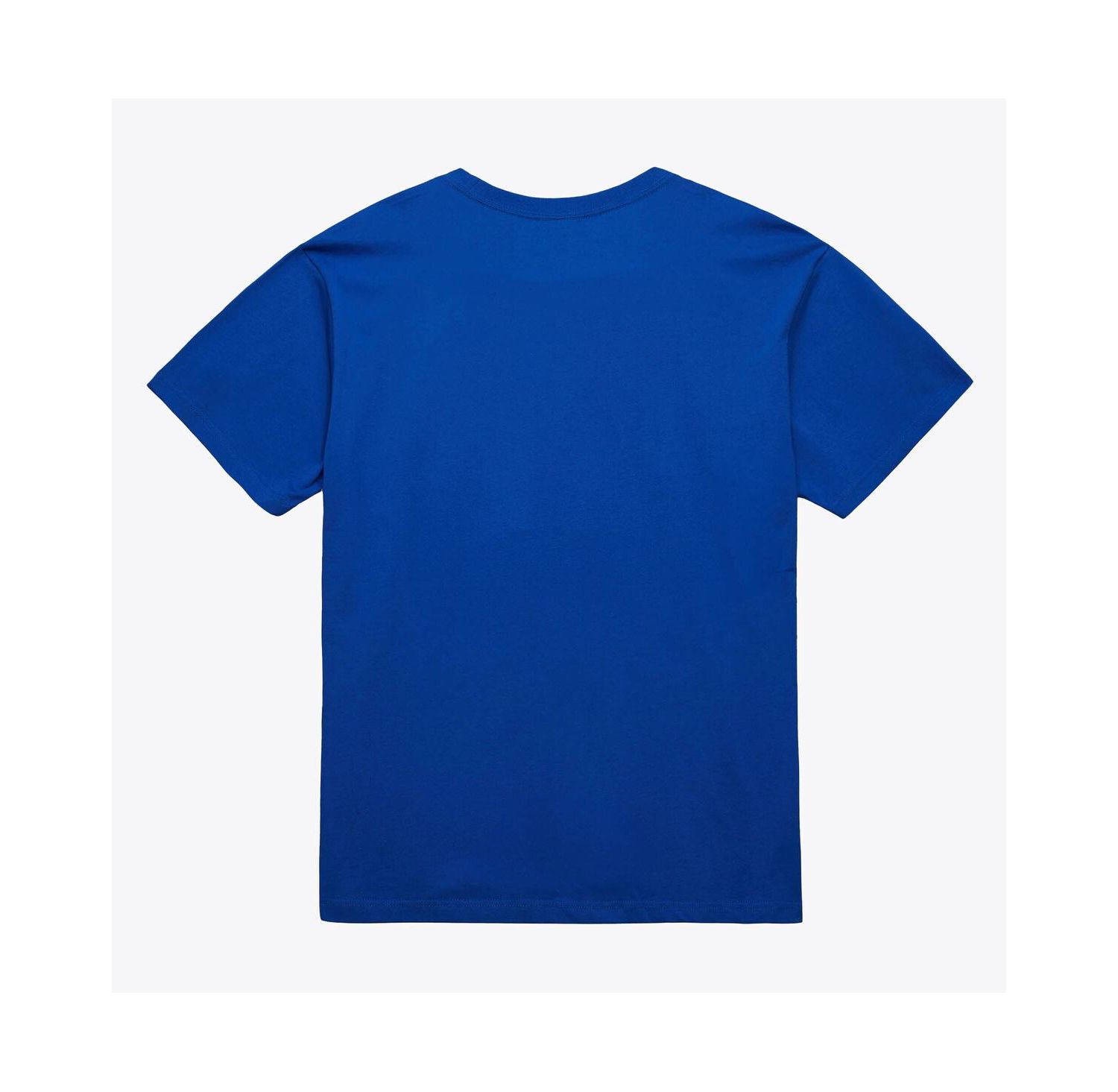 Men's and Women's Royal New York Knicks Hardwood Classics Arch T-Shirt